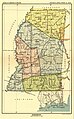 Image 10Mississippi map from Indian Land Cessions in the United States (1899) by Charles C. Royce (from History of Mississippi)