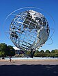 Unisphere, patung globe logam nu gedé