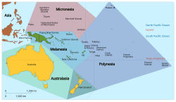 Oceania UN Geoscheme Regions