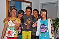 Image 26Brazilian indie pop group Restart wearing "colorido" fashion, popular for most of the early 2010s in Brazil (from 2010s in fashion)