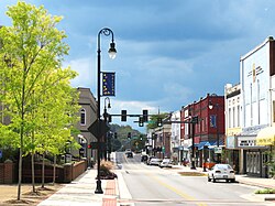 View along Main Street in Erwin