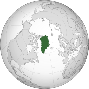 Location of Greenland