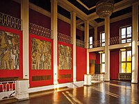 Lobby of the university main building