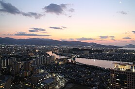 Seaside Momochi with the Fukuoka Tower