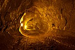 Nāhuku, a lava tube on Hawaiʻi island, now a tourist attraction in the Hawaiʻi Volcanoes National Park