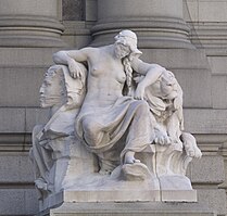 Sculpture of Africa by Daniel Chester French