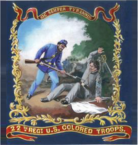 22nd US Colored Troops banner