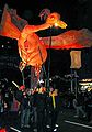 Image 15A Phoenix rises to new life at the Village Halloween Parade fifty days after the September 11, 2001, terrorist attacks (from Culture of New York City)