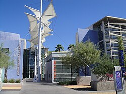 Mesa Arts Center building in downtown Mesa