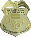 Counterintelligence Special Agent Badge