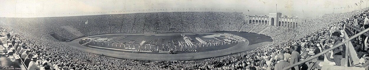 The Coliseum during the opening ceremony