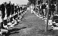 An inspection during World War I