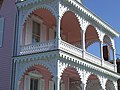 Gingerbread trim on an 1882 house in Cape May, New Jersey[18][19]