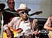 John Lee Hooker performing at the Long Beach Blues Festival, California, August 31, 1997