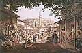 Representacion dau bazar d'Atenas en 1821