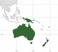 Image 27Australia's concept of Australasia, which includes Australia, New Zealand and, in this case, Melanesia (from Australasia)