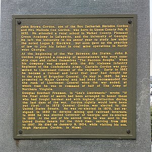 Informational plaque