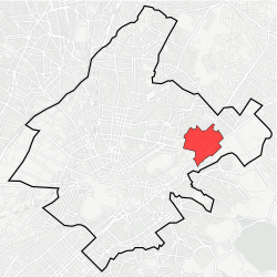 Location within Athens municipality