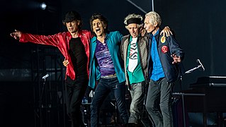 The Rolling Stones on the No Filter Tour, the most recent of their seven that achieved highest-grossing tour-of-the-year