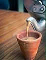 Image 12Indian Masala chai served in a red clay tea cup. (from List of national drinks)