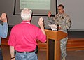 Missouri State Defense Force swearing in ceremony.