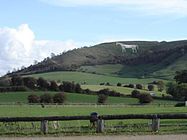 a View of the Westbury White Horse from the proposed eastern bypass