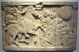 Votive relief 400 BC (Antikensammlung Berlin)