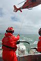 Auxiliary units conducting helo ops on the San Francisco Bay.