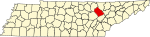 State map highlighting Morgan County