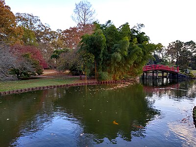 Japanese-style bridge over Lake Biwa