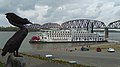 American Queen docked in Henderson, Kentucky in November 2015.