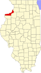 Rock Island County map