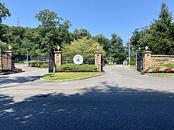 The entrance to the Park at East Hills in 2021