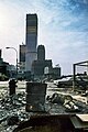 Image 5View of the World Trade Center under construction from Duane Street, Manhattan, 1970 (from History of New York City (1946–1977))