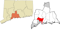 New Haven's location within the South Central Connecticut Planning Region and the state of Connecticut