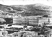 A photograph of the Old Royal Palace in 1910