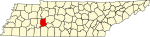 State map highlighting Perry County