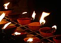 Image 28Diyas lighting on Divali night in Trinidad and Tobago. (from Culture of Trinidad and Tobago)