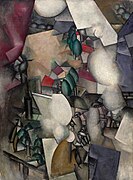 Fernand Léger, 1911–12, Les Fumeurs (The Smokers), oil on canvas, 129.2 × 96.5 cm