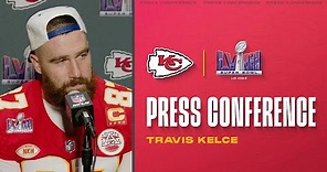 Full Length Travis Kelce Super Bowl LVIII Press Conference | 2/7/2024 | Kansas City Chiefs