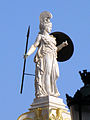 Athena column at Academy of Athens.
