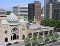 Side and elevated view of Fabulous Fox Theater