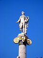 Apollo column at Academy of Athens.