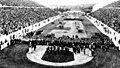 The opening ceremony of the 1896 Summer Olympics