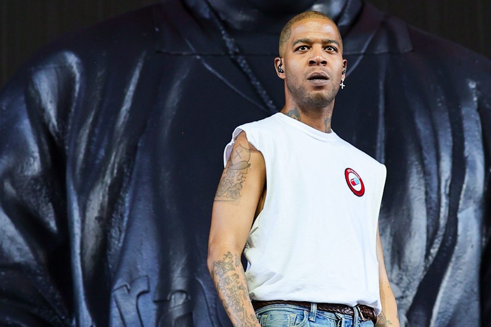 INDIO, CALIFORNIA - APRIL 21: (FOR EDITORIAL USE ONLY) Kid Cudi performs at Sahara Tent during the 2024 Coachella Valley Music and Arts Festival at Empire Polo Club on April 21, 2024 in Indio, California. (Photo by Theo Wargo/Getty Images for Coachella)