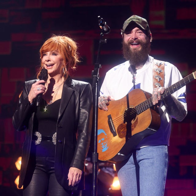 Reba McEntire and Post Malone perform onstage at the 59th Academy of Country Music Awards from Ford Center at The Star on May 16, 2024 in Frisco, Texas.