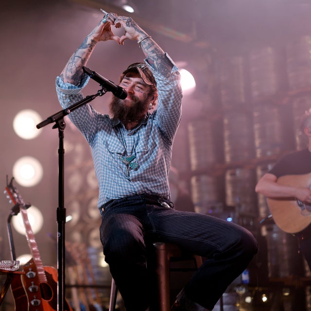 Post Malone performs onstage for Bud Light's "A Night In Nashville" concert at Marathon Music Works on July 16, 2024 in Nashville, Tennessee