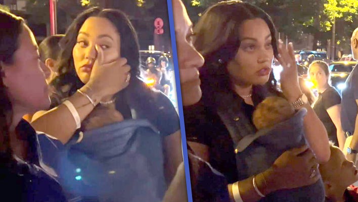 Ayesha Curry in Tears After Confrontation With Paris Police at Olympics (Raw Video)