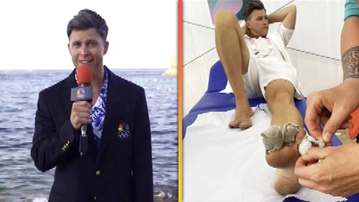 Watch Colin Jost Explain His Olympics Exit After Suffering Multiple Injuries