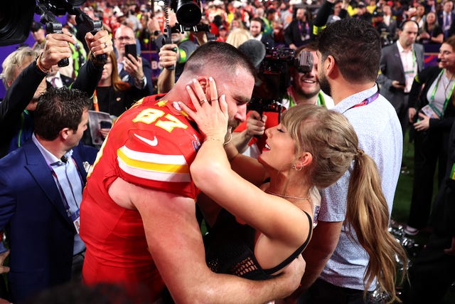 Travis Kelce and Taylor Swift